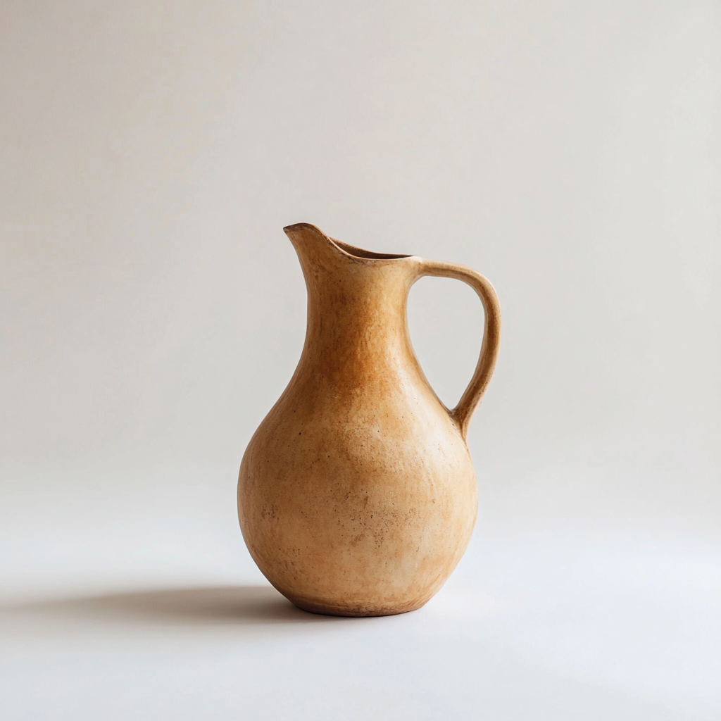Blnxg Wabi-Sabi Hand-Textured Clay Vase