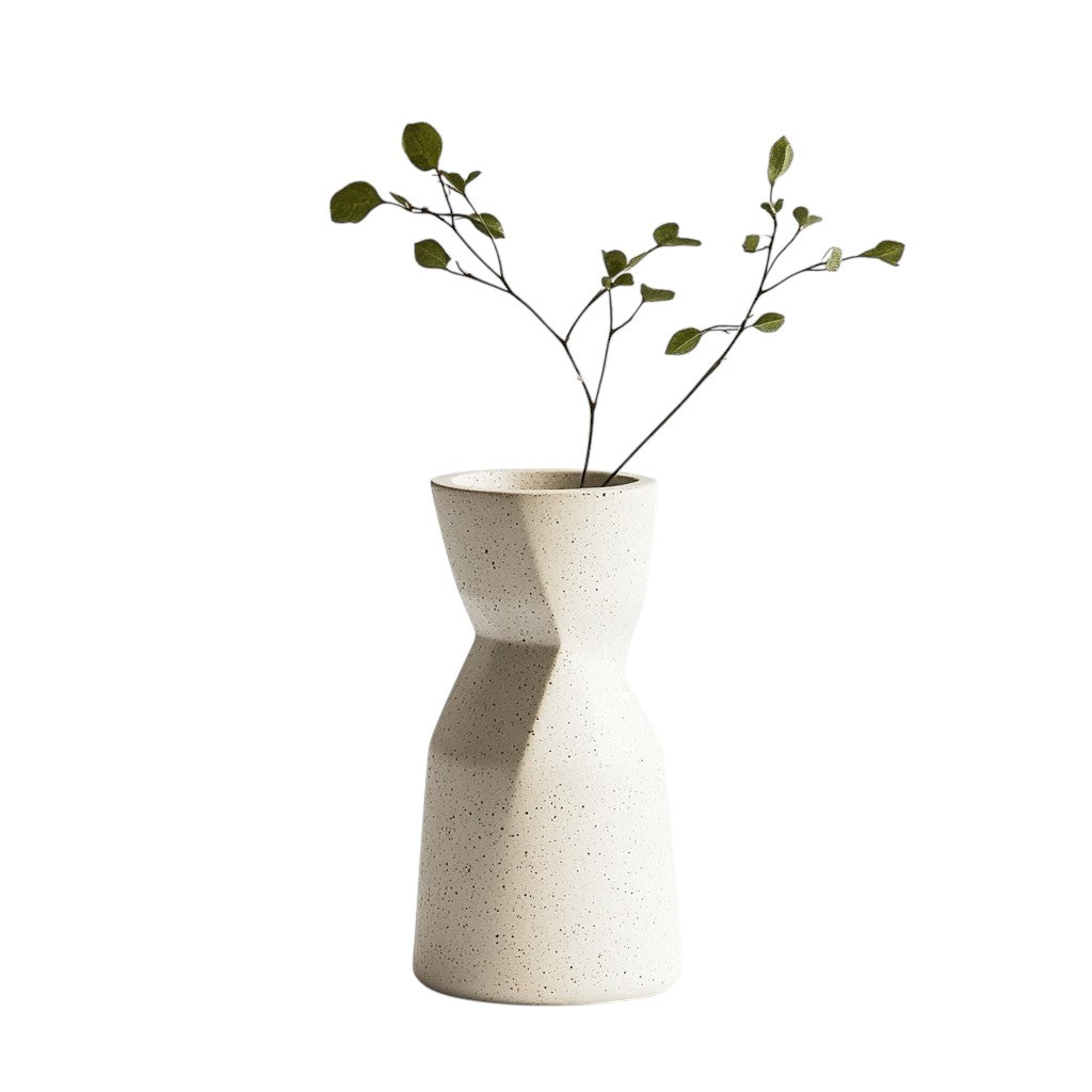 Blnxg Minimalist Matte Geometric Ceramic Vase